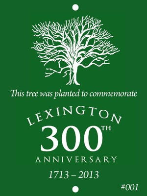 The Lexington Tree Committee is selling 300 tree medallions to celebrates Lexington’s 300th anniversary.