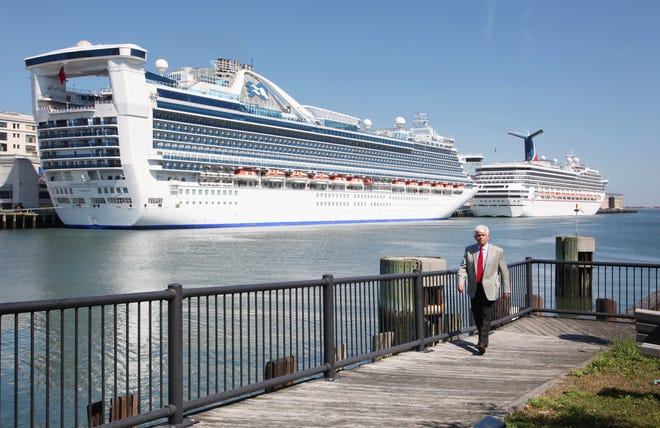 More than 380,000 passengers passed through the Black Falcon Terminal in South Boston during the cruise ship season, the Massachusetts Port Authority announced.