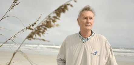 Hardy Jones, a former CBS newsman who has made the protection of dolphins his life's work now lives in St. Augustine Beach where he runs his dolphin advocacy group, Blue Voice.