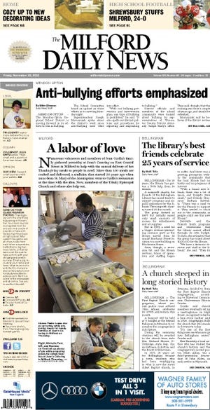 front page, Nov. 23, 2012