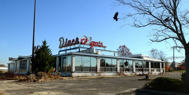 View of the former Olga's Diner at Rte. 70 & Rte 73 in Evesham.