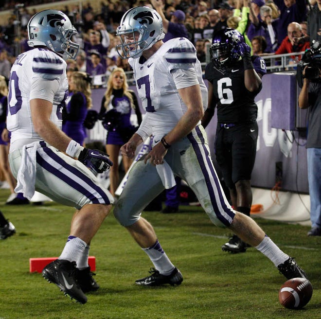 Travis Tannahill, Collin Klein and Kansas State lock up a BCS bowl with a win Saturday.