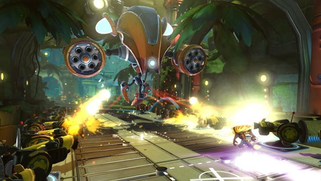 “Ratchet & Clank: Full Frontal Assault” is a new video game for the PlayStation 3 that also includes a PS Vita portable version. Credit: Sony Computer Entertainment America LLC