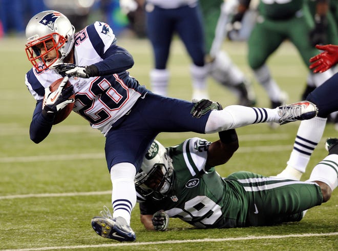 Steve Gregory had his hands in, and on, two of the Patriots' five takeaways Thursday night.