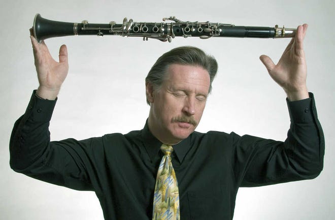 Robert Spring, professor of clarinet at Arizona State University, will join the Washburn University Wind Ensemble at its concert Thursday night to perform Scott McAllister's "Black Dog," a composition inspired by the same-titled Led Zeppelin song.