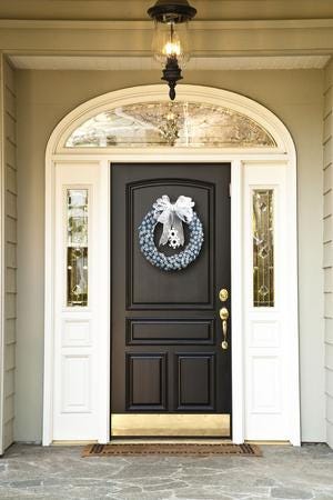 The front door is often the focal point of a house and the welcoming committee to guests as they enter your home. And as the attention-seeking centerpiece, it should always be looking its best. A great addition to any door is a beautiful wreath - either decorative or seasonal - to greet your guests and neighbors. Although many stores sell wreaths, it's easy, fun and cost-effective to create a unique and one-of-a-kind statement piece.