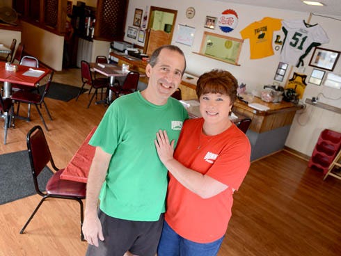 Dominic and Karen Manganello are the owners of Dominic’s Pizzeria on John Sims Parkway in Valparaiso.