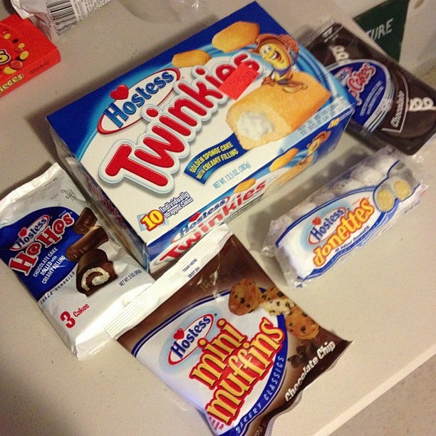 With news of the imminent demise of Hostess, some people have gone on buying binges.