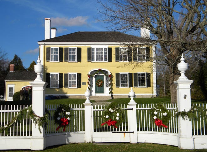 The King Caesar House in Duxbury will be open for tours from noon to 4 p.m. Dec. 15-16.