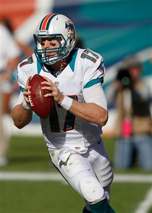 The Miami Dolphins may have finally found a worthy successor to Hall of Fame quarterback Dan Marino in rookie slinger Ryan Tannehill (17).