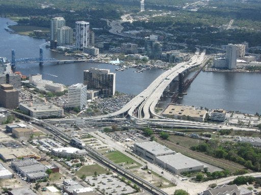 The Army Corps of Engineers is considering an underwater barrier in the downtown area of the St. Johns River.