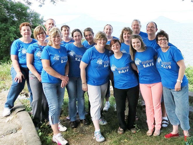 The group from First Baptist Church in Fairbury pictured above recently returned from a mission trip to Nicaragua where they provided medical care, beautician services, delivered food and also provided some spiritual care led by Pastor Steve Anderson.