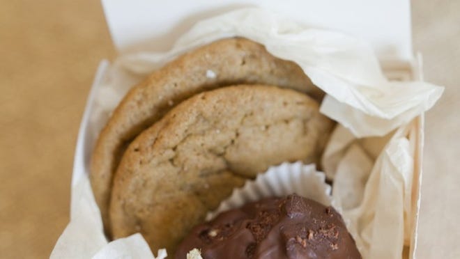 Ginger cookies, ginger pound cake balls and candied ginger are good for gifting.