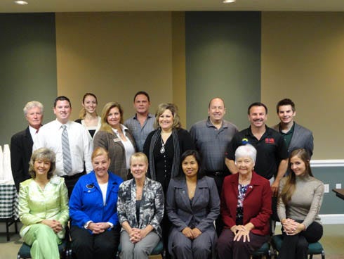 Pictured are (from left, front row) Jan Hooks (Jan Hooks Real Estate), Lynn Bowling (Keller Williams), Barbara Morris (American Realty of NW Florida), Amorsola Strother (C-21 American Classic), Glenda Glover (Wayne Patton Realty) and Amber Breeland (Blue Marlin Realty). Also, (from left, second row) David Collins (instructor), Keith Wood (American Realty of NW Florida), Michelle Lally (Coldwell Banker United), Robin Edwards (Keller Williams), Marsha Babe (American Realty of NW Florida), Edward Rowe (Eglin Realty), Dino Sinopoli and Roman Sinopoli (Remax Agency One).