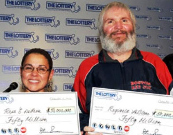 Rosa DeLeon, 52, of Arlington and Reginald LeBlanc, 54, of Lexington, coworkers at the Costco store in Waltham, won the $50 million Powerball jackpot in the drawing on Dec. 12, 2012. They are taking the $33 million lump sum payout, leaving them with $11.5 million each.
$23 million.