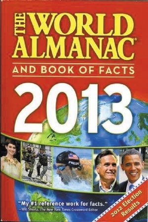 “The World Almanac And Book Of Facts 2013”