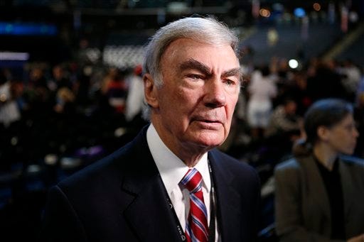 FILE - In this Sept. 5, 2012 file photo, Sam Donaldson is seen on the floor at the Democratic National Convention in Charlotte, N.C. Police in the southern coastal town of Lewes, Del., say the 78-year-old Donaldson was stopped Dec. 1 for a traffic violation. Police say the officer determined Donaldson had been drinking and gave him field sobriety tests. Donaldson was arrested and later released. An arraignment is set for Friday. (AP Photo/Jae C. Hong, File)
