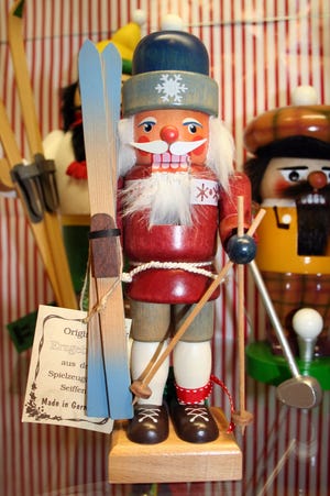 Nutcracker dolls at The Whitney Shop In New Canaan, Conn. The wooden dolls, many of which will really crack your walnuts and macadamias, are increasingly popular in holiday decor.