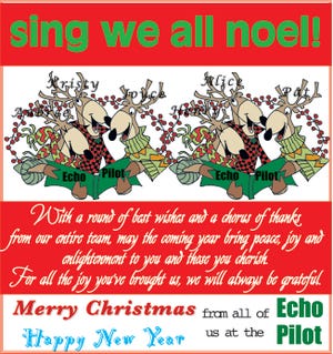 From all of us at the Echo Pilot...Merry Christmas!