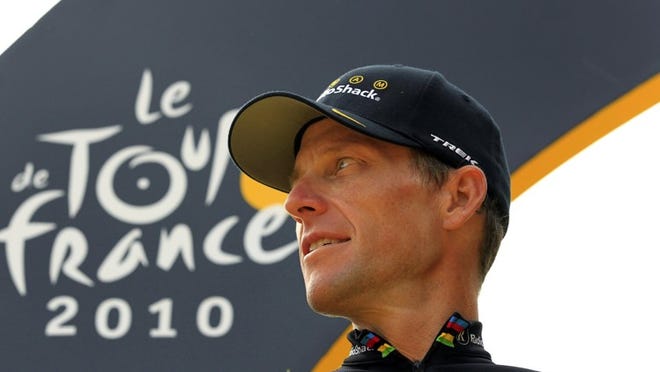 In October, legendary cyclist Lance Armstrong, above, is stripped of his seven Tour de France titles by the U.S. Anti-Doping Agency, which labels him “a serial cheat who led the most sophisticated and successful doping program that sport has ever seen.?