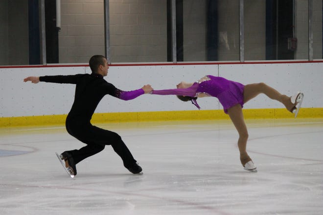 Nicole Lee of Quincy and Tim Habeeb of Hanover have been skating together only a few months, but they're already headed to a national competition.