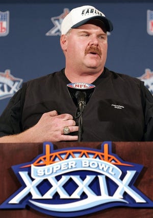 Andy Reid during the week leading up to Super Bowl XXXIX in Jacksonville in 2005.