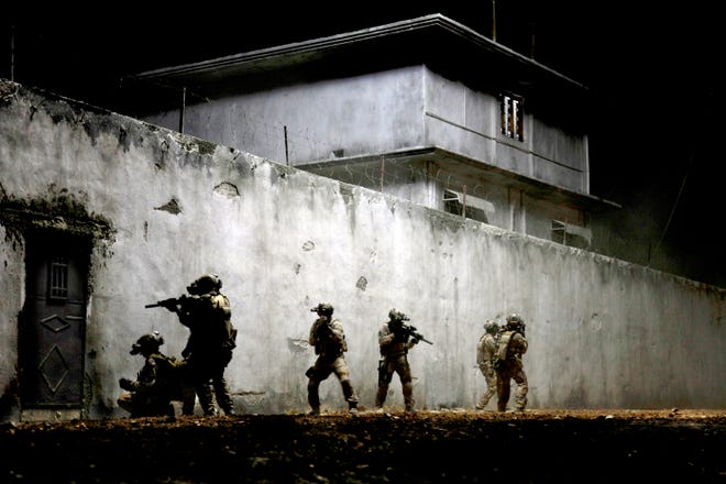 Navy SEALs raide Osama Bin Laden's compound in "Zero Dark Thirty."
