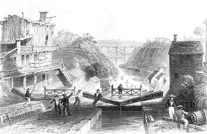 The Erie Canal was completed in 1825, 36 years prior to the Civil War. The canal connected the Hudson River and Lake Erie. The Erie Canal song, Low Bridge, Everybody Down, was written in 1905 by Thomas Allen. The lyrics, “I've got a mule, and her name is Sal, Fif-teen miles on the Er-ie canal,” and lyrics from other similar songs were sung in music class in elementary schools in the 1950s.
