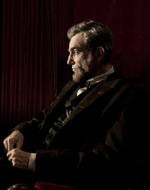 This publicity film image released by DreamWorks and Twentieth Century Fox shows Daniel Day-Lewis portraying Abraham Lincoln in the film "Lincoln."  (AP Photo/DreamWorks, Twentieth Century Fox, David James, file)