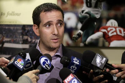 Eagles general manager Howie Roseman met the media on Monday to give his thoughts on the upcoming NFL Draft.