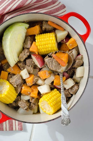 Kay Heritage/thechurchcookblog.com. Cozido is the Spanish word for stew, which tastes great in any language. Find the recipe on page 4.
