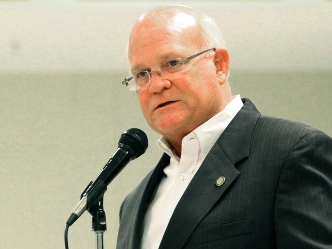 State Rep. Dennis Baxley, shown in this Dec. 12, 2012 file photo, was critical of President Barack Obama's proposals on gun control.