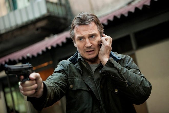 Liam Neeson returns in "Taken 2."