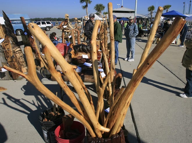 Vendors offer everything from fresh produce to walking sticks at St. Andrews market, which is currently on winter break..