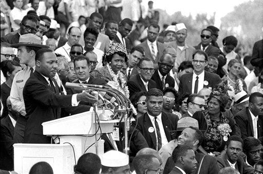 The Rev. Dr. Martin Luther King Jr. makes his "I Have a Dream" speech in 1963 in front of the Lincoln Memorial in Washington. It has been cited as one of America's essential ideals, its language suggestive of a constitutional amendment on equality: People should "not be judged by the color of their skin but by the content of their character." Yet 50 years after the King's monumental statement, there is considerable disagreement over what this quote means when it comes to affirmative action and other measures aimed at helping the disadvantaged.