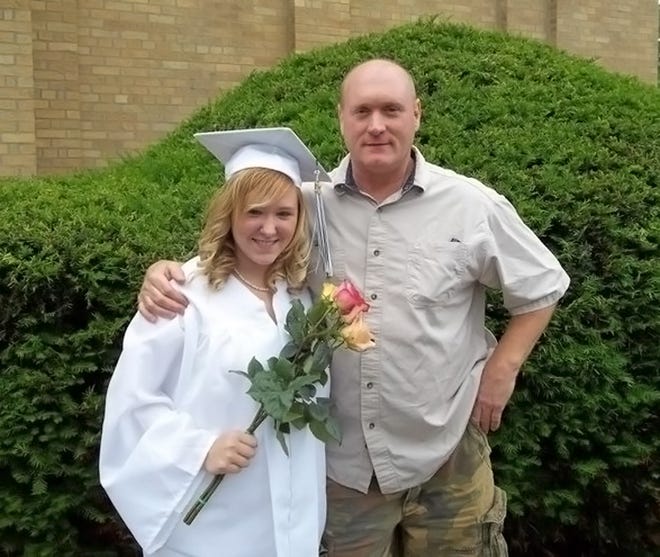 Jim Wilferth is pictured here with his daughter, Sabrina, at her graduation in 2011.