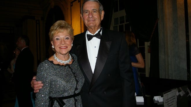 Hofstra University will name its law school after graduate and recent $20 million donor Maurice Deane, with his wife, Barbara. Debbie Schatz / Daily News file photo