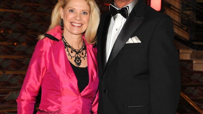 Denise and William Meyer attend the Kravis Center's annual dinner dance, which took place Jan. 21. William Meyer announced more than $3 million in gifts to the center at the event.