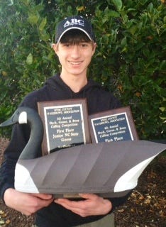 Sixteen-year old Reed Sharpe’s unique talent for calling waterfowl has earned him a place among the country’s best competitive callers.
