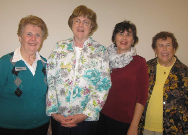 Coordinating the AAUW fundraiser are, from left: Diane Boyce, branch treasurer; Debbie Brinsfield, branch president; Karen Zalkin and Carol Napper, who are chairing the event. Contributed photo.