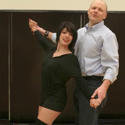 Charles Heilig and his dance partner Zenaida Ortiz Chandler. (Photo by Mike Hensdill/The Gazette)