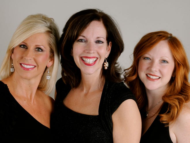 They call themselves The Blonde, the Brunette and the Redhead, but their real names are, from left, Leigha Pace, Cathy Siarris and Lisa Sain Odom.
