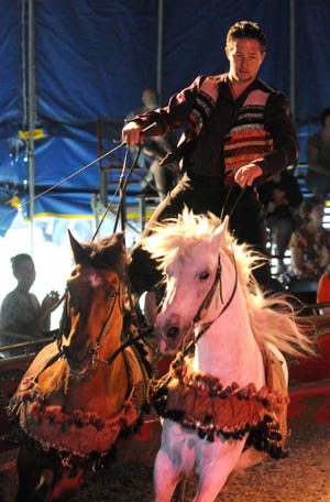 Cavallo Equestian Arts will present Ma'Ceo, an acrobatic horse show, at the Ocala Equestrian Complex Feb. 28-March 3.