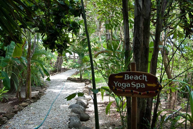 This 2010 photo shows the grounds of Pura Vida Adventures, a surf and yoga camp in Malpais, Costa Rica.
