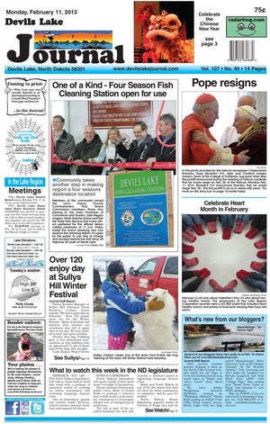 On today's front page of the Devils Lake Journal you will find what's "Coming in print," what's only found on our website today and a whole lot more.