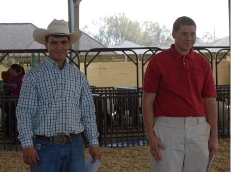 Pictured above are Assumption Livestock Graduating Seniors: Todd Landry son of Todd and Mecca Landry and Saulden Daigle son of Milton & Fannie Daigle. Congratulations and Best of Luck to both of them!