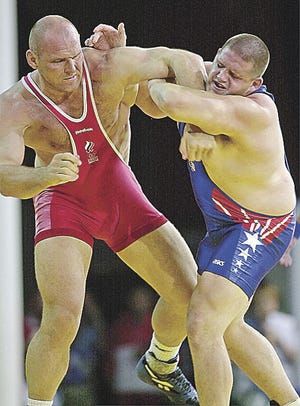 Katsumi Kasahara/Associated Press In this Sept. 27, 2000 file photo, Rulon Gardner (right) of the United States holds the arm of Alexander Karelin of Russia during the final bout in the 130 kg class of Greco-Roman wrestling event at the Summer Olympic Games in Sydney.