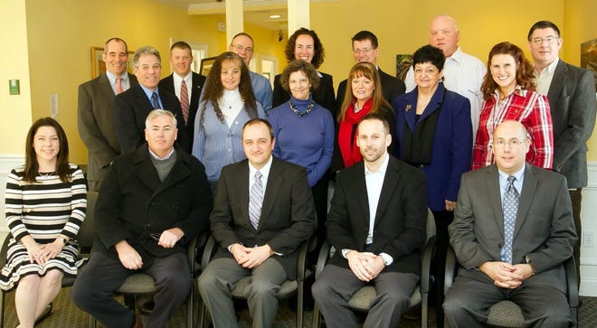 Brylye Collins Photography/Courtesy photo



The 2013 Greater Dover Chamber of Commerce board of directors are (bottom row, from left) Treasurer Amy Sharp, Past Chair Dave Paolini, Chair Doug Glennon, Chair Elect Toby Arkwell, Vice Chair Jim Brennan; (middle row) Jim Horne, Catalina J. Celentano, Jeanne Supple, Christine Goodwin, Patti Kemen, Donna Coraluzzo; (back row) Sean O’Connell, Sean Fitzgerald, Don Cichon, Christine Sieks, Mark Boulanger, Brian Kelly, Jonathan Burns.
