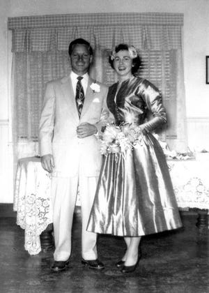 Carl "Hubble" Robert and George Ann Waguespack were wed on Feb. 12, 1953 at St. Anthony Chapel.
