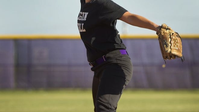 Senior pitcher Jenna Wing led Elgin to the Class 4A regional quarterfinals last season, when she won 27 games and recorded 143 strikeouts.